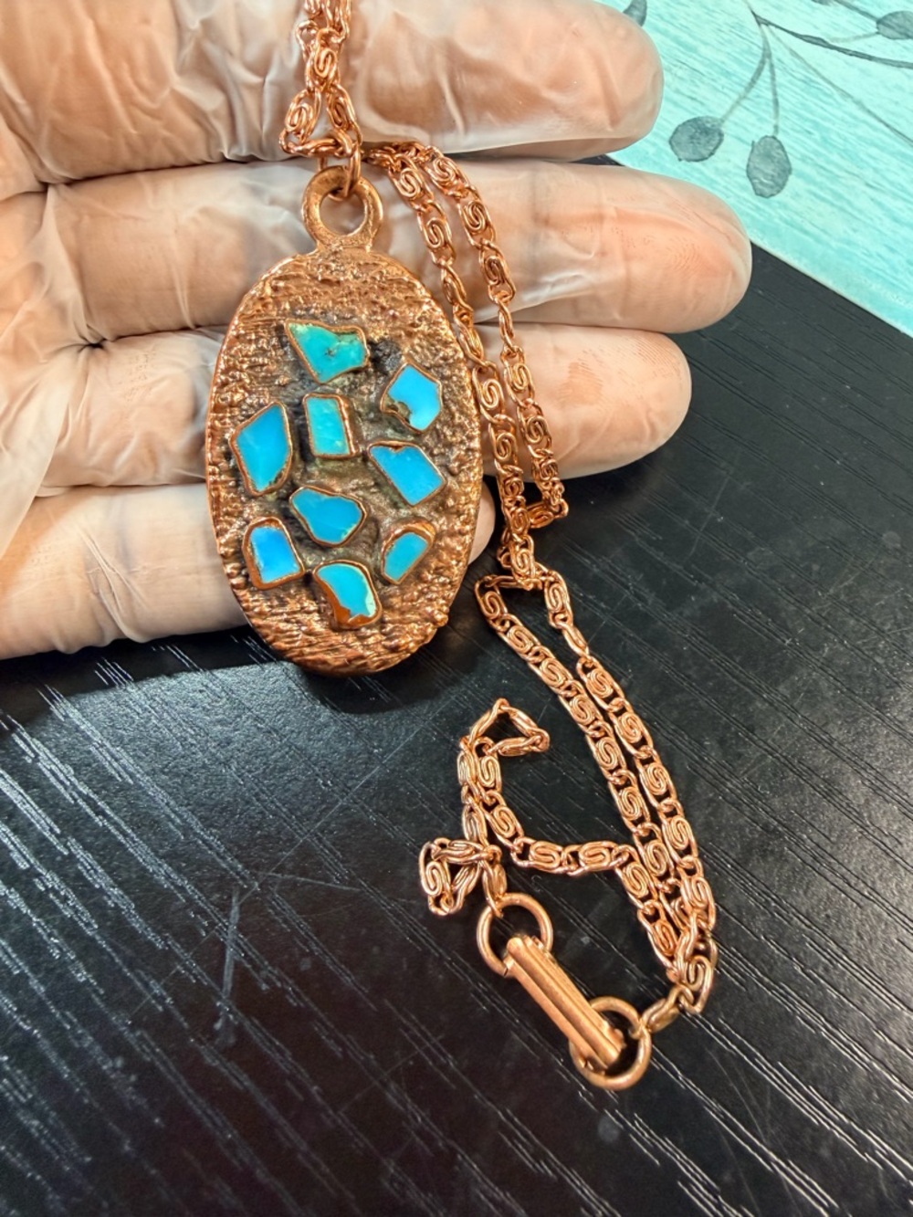 Bell Trading Post Copper & Turquoise Corinthian Necklace